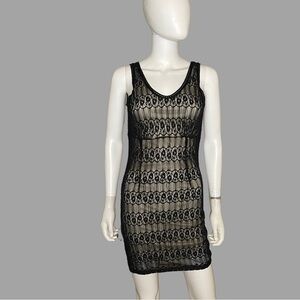 Poetry‎ Black Lace Sleeveless Mini Dress